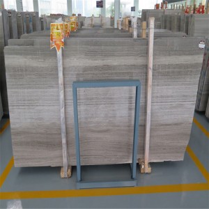 Losa de mármol de grano de madera de China Serpegiante Gey